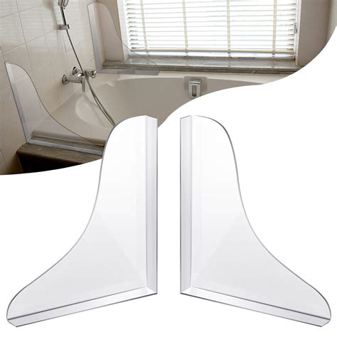 shower drip guard|Amazon.co.uk: Shower Splash Guards